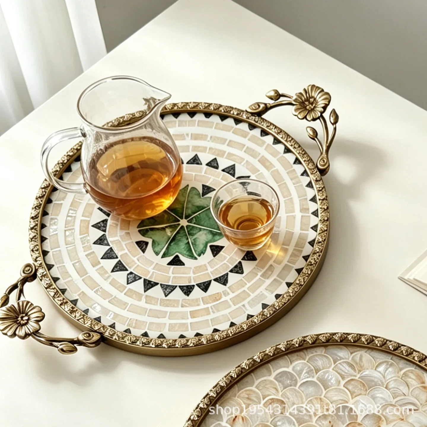 Luxury Skincare Tray - b7- Nuovo vassoio decorativo in stile
