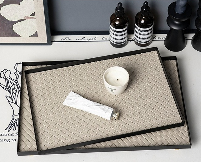 Luxury Skincare Tray - Vassoio porta profumi da ingresso, vassoio
