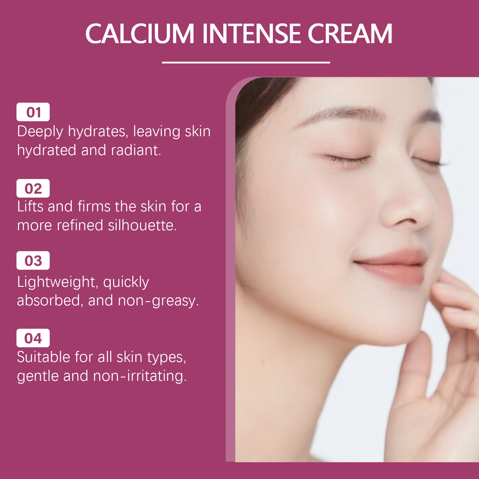 Crema Intensiva al Calcio per  - Luxury Skincare Brands recensione e prezzo